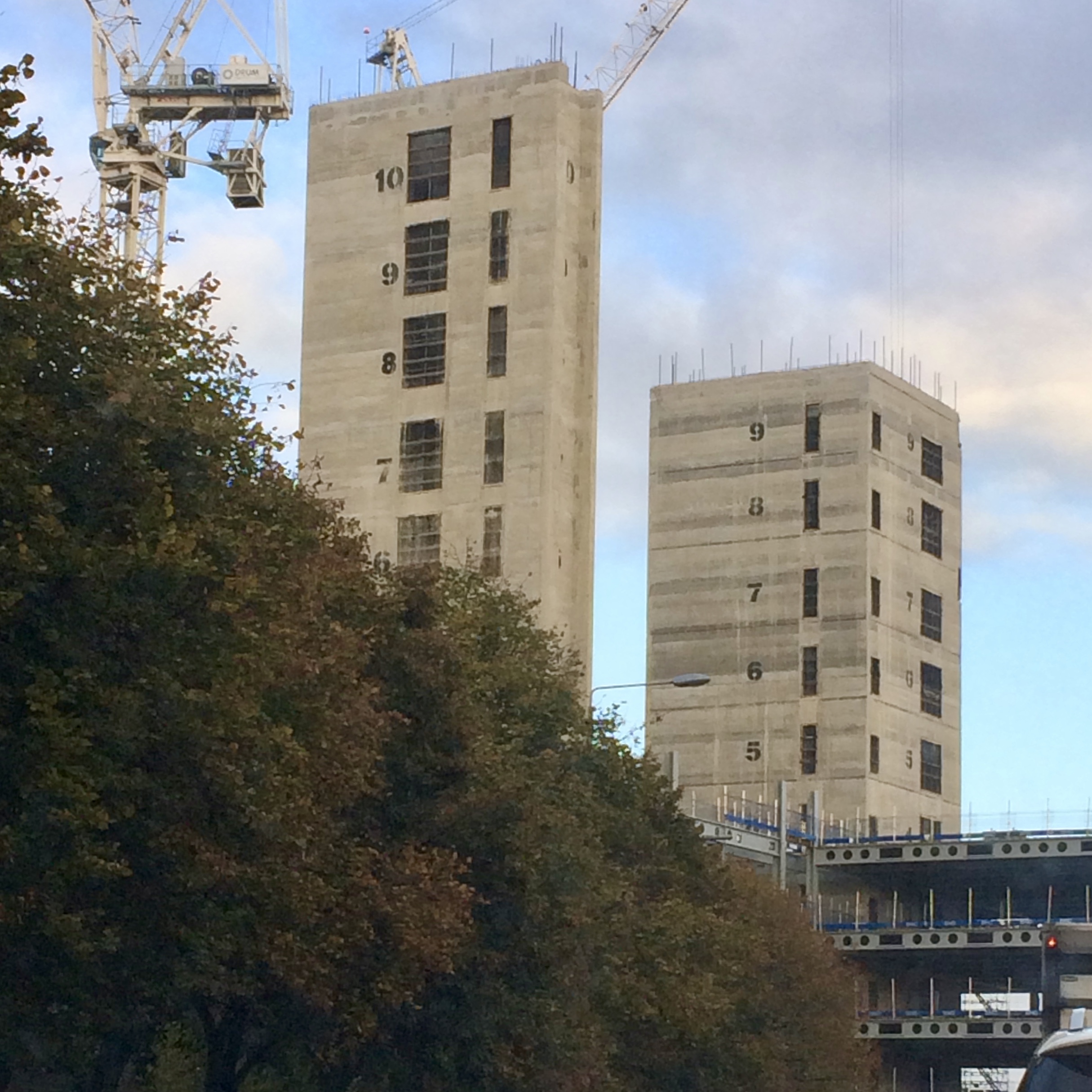 Glasgow high rises in progress