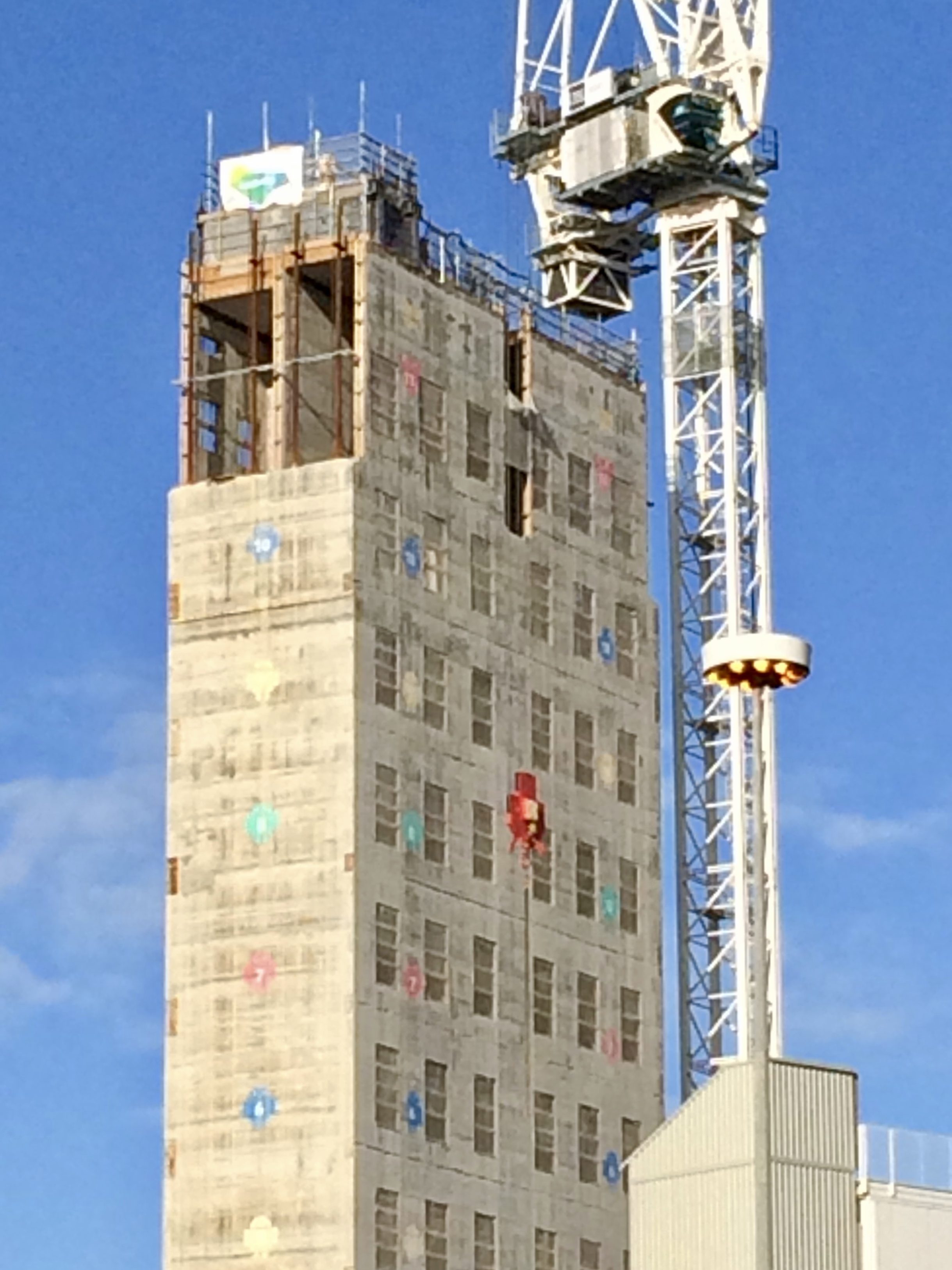 London Kings Cross high rise in progress